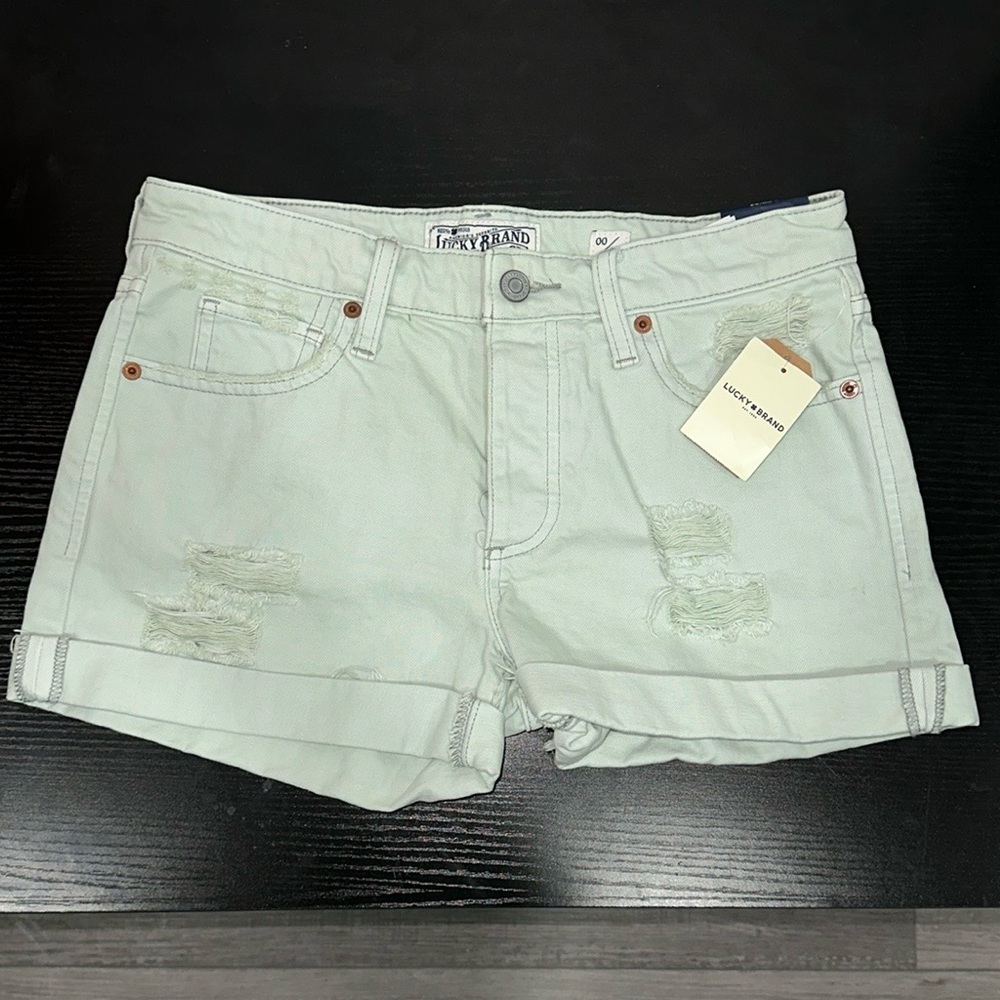 Lucky Brand The Boyfriend Shorts size 00/24